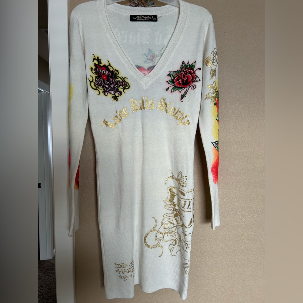 Ed Hardy Sweater dress